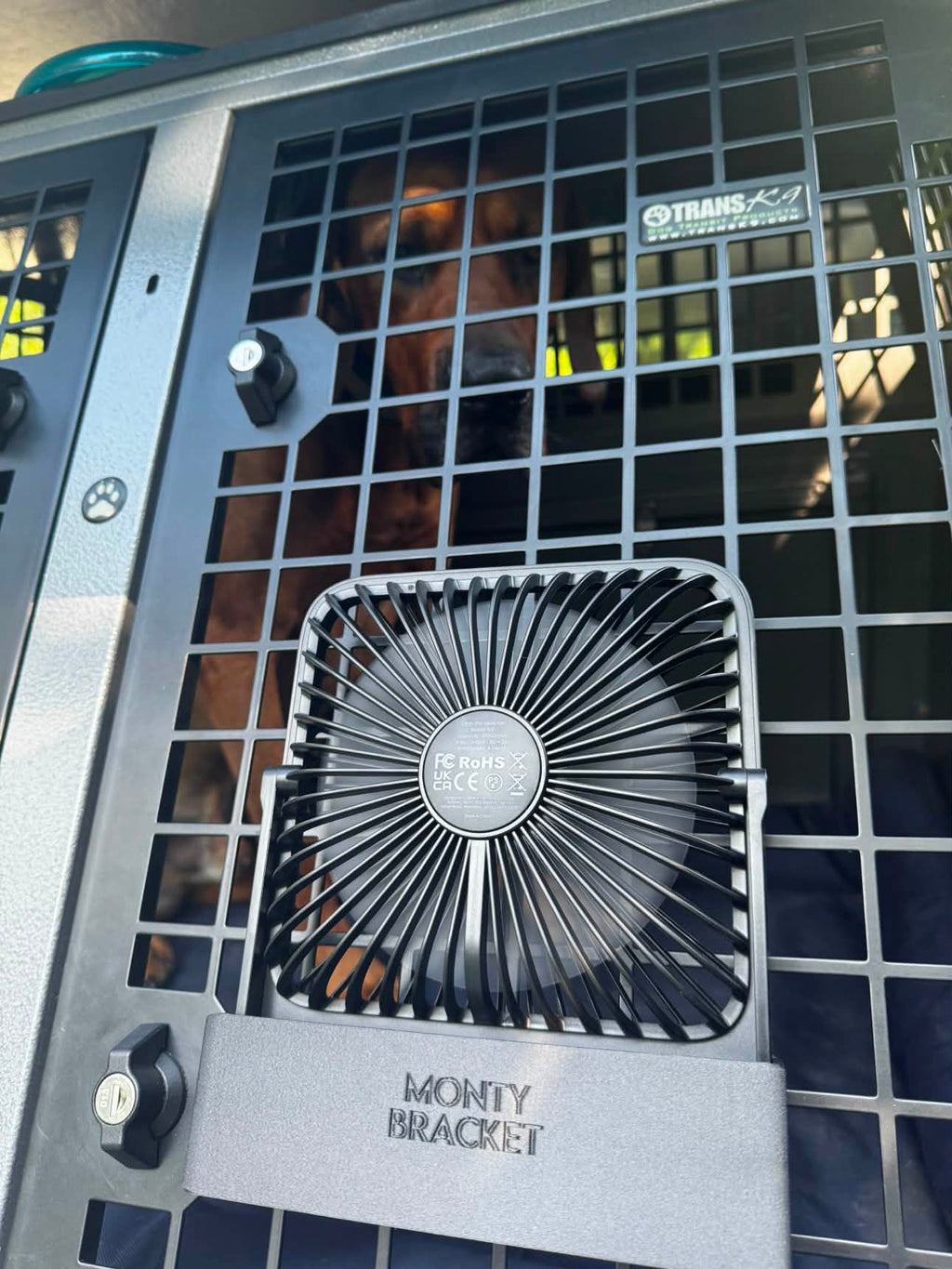 Monty Bracket Cooling Fan and holder