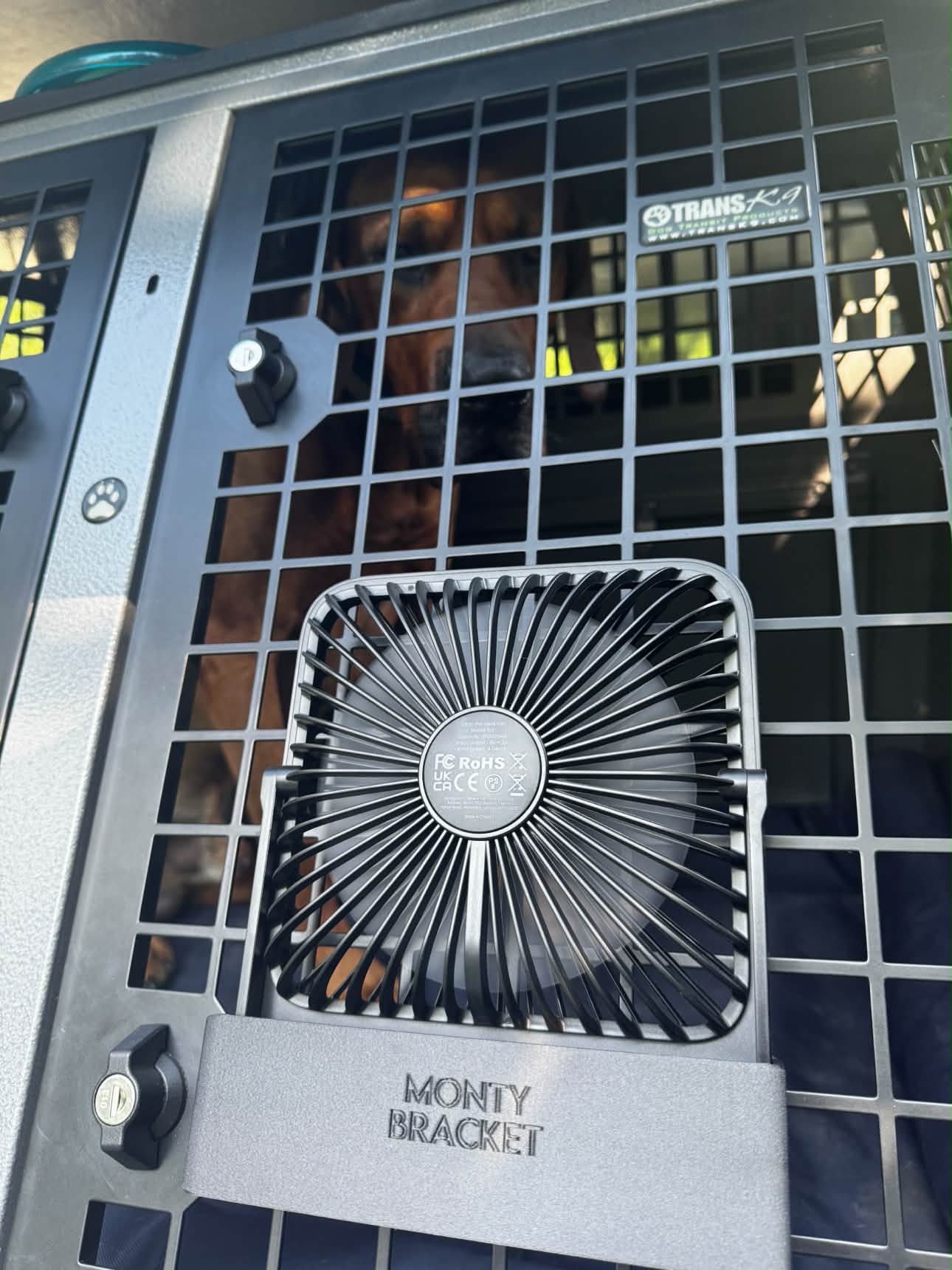 Monty Bracket Cooling Fan and holder