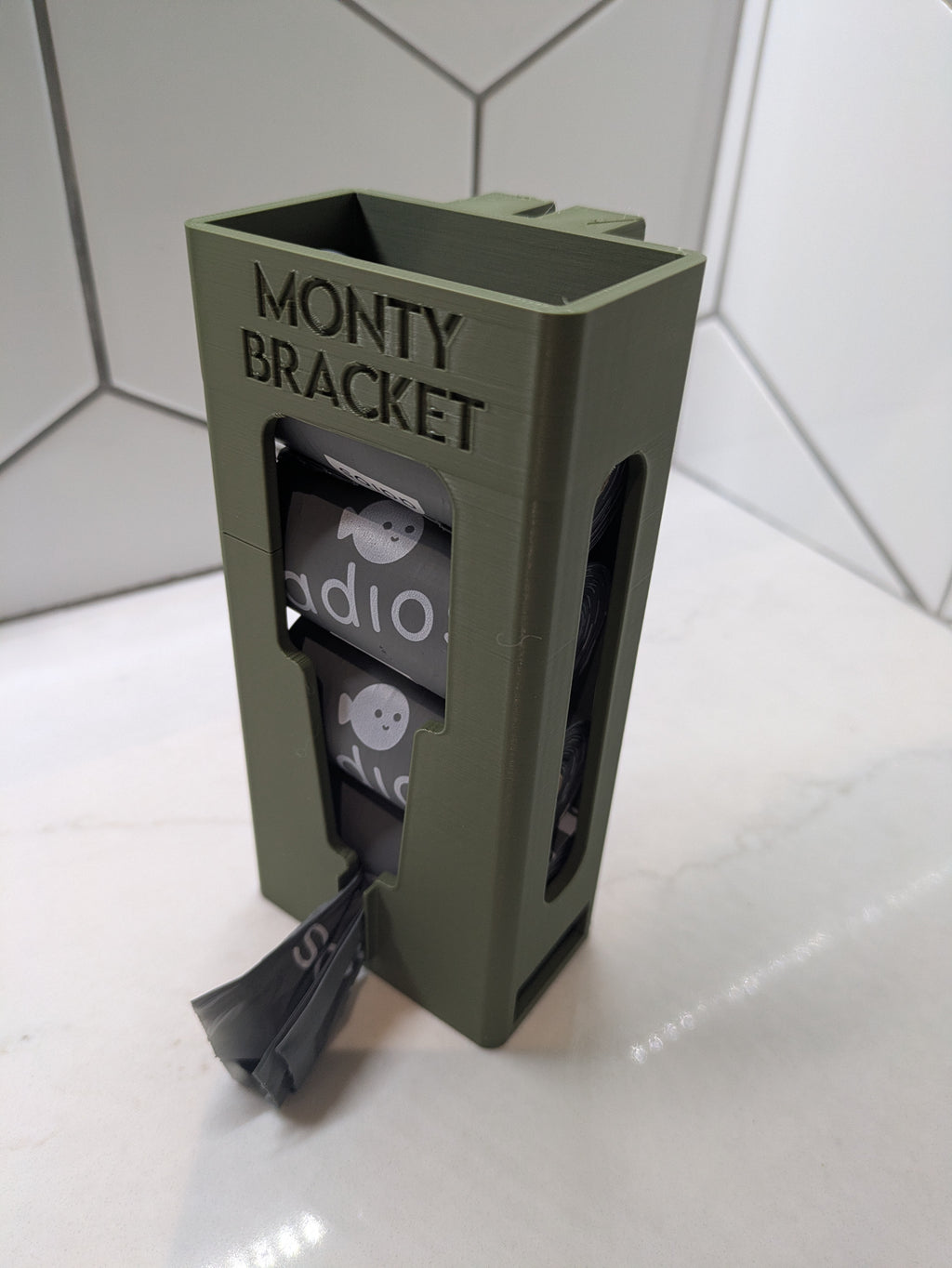 Monty Bracket Poo Bag Dispenser