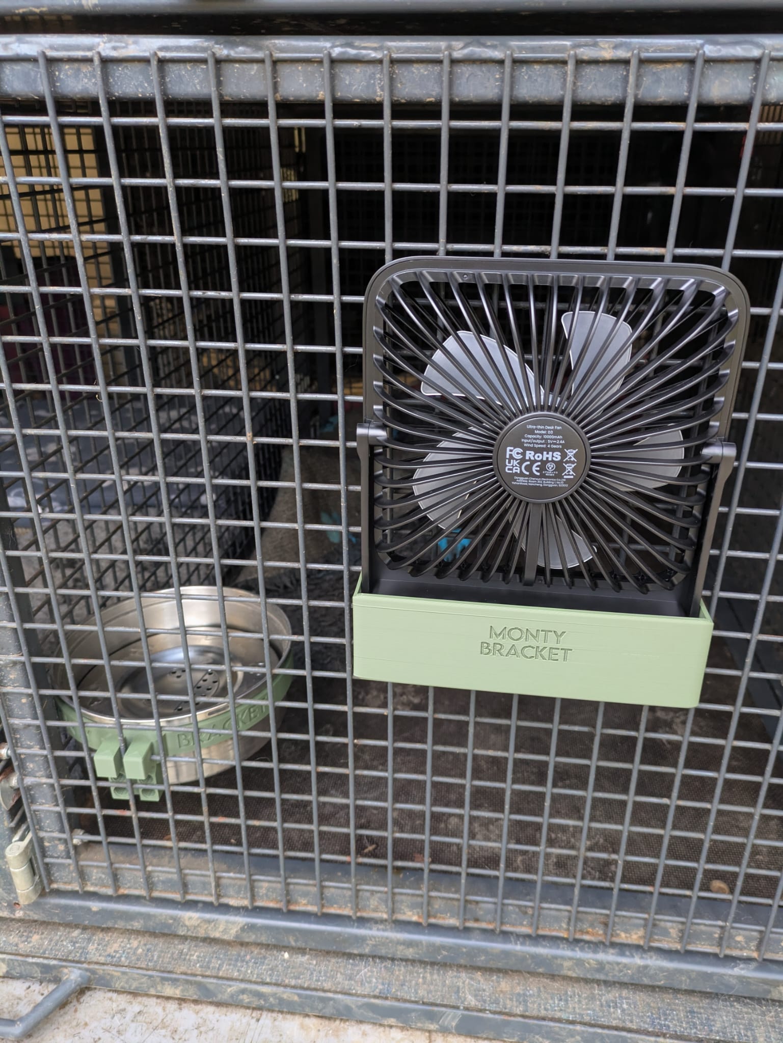 Monty Bracket Cooling Fan