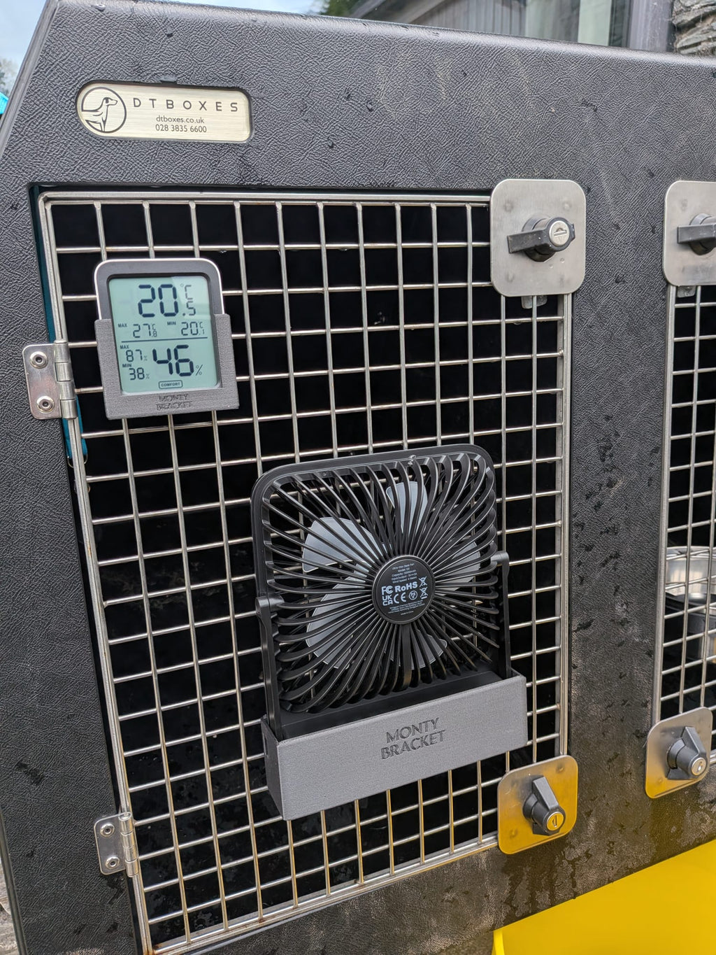 Monty Bracket Cooling Fan and holder