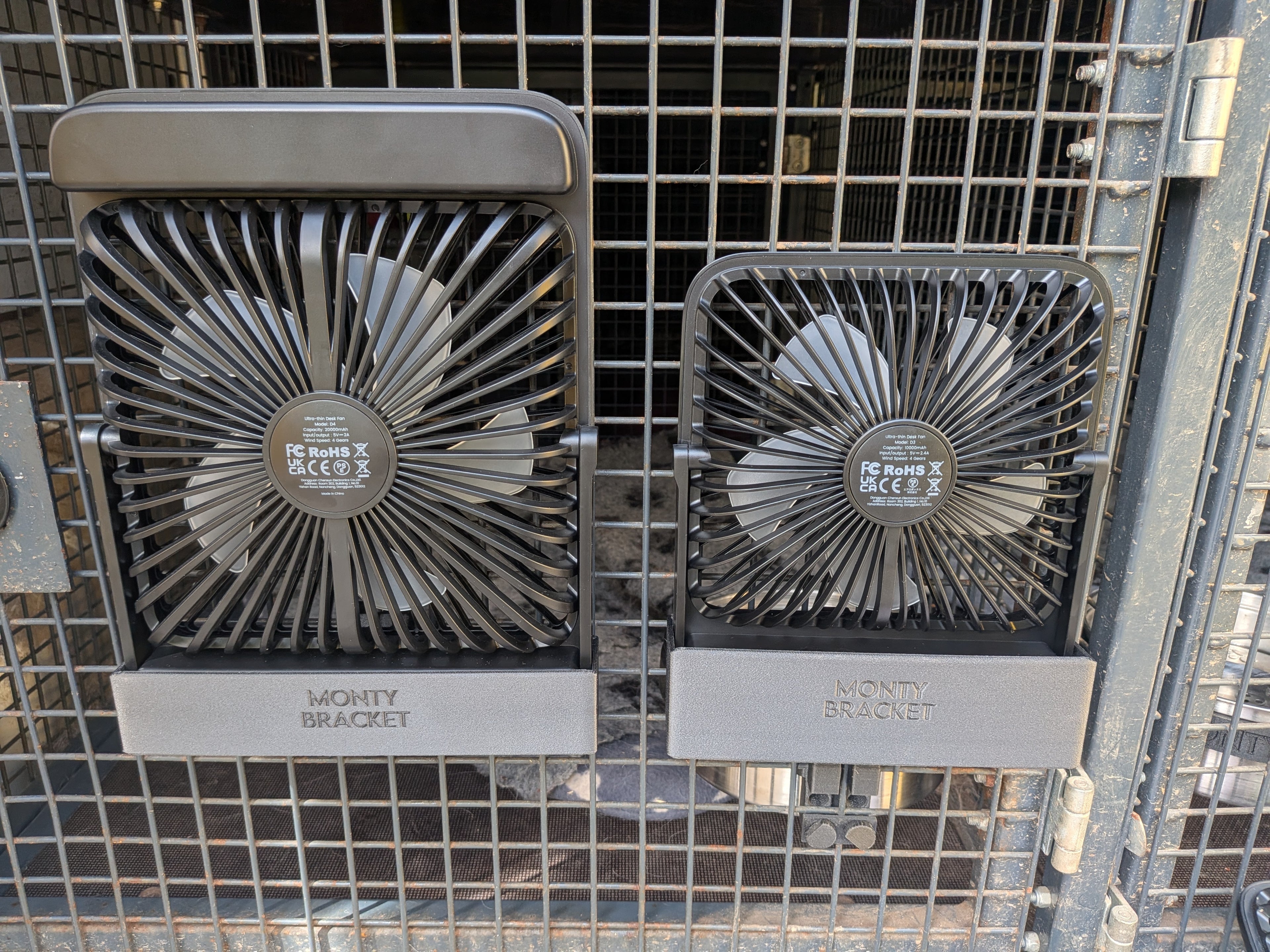 Monty Bracket Cooling Fan and holder